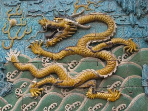 Forbidden City Dragon Mural